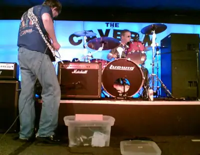 Devils River at the Cavern Club Liverpool Devils River sound check at Liverpool Cavern Club
